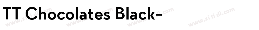 TT Chocolates Black字体转换